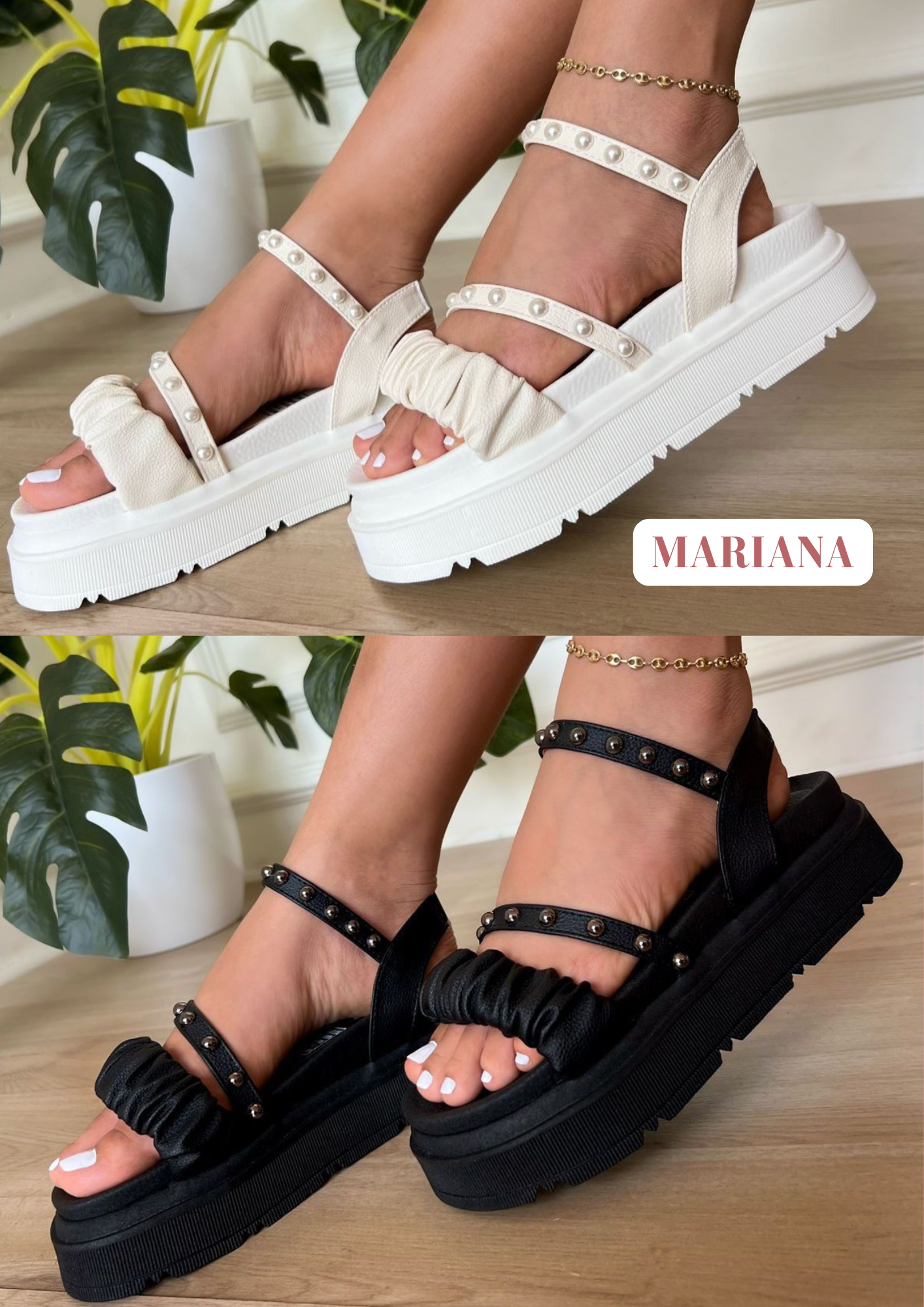 PROMO PACK DE 2 SANDALIAS MARIANA