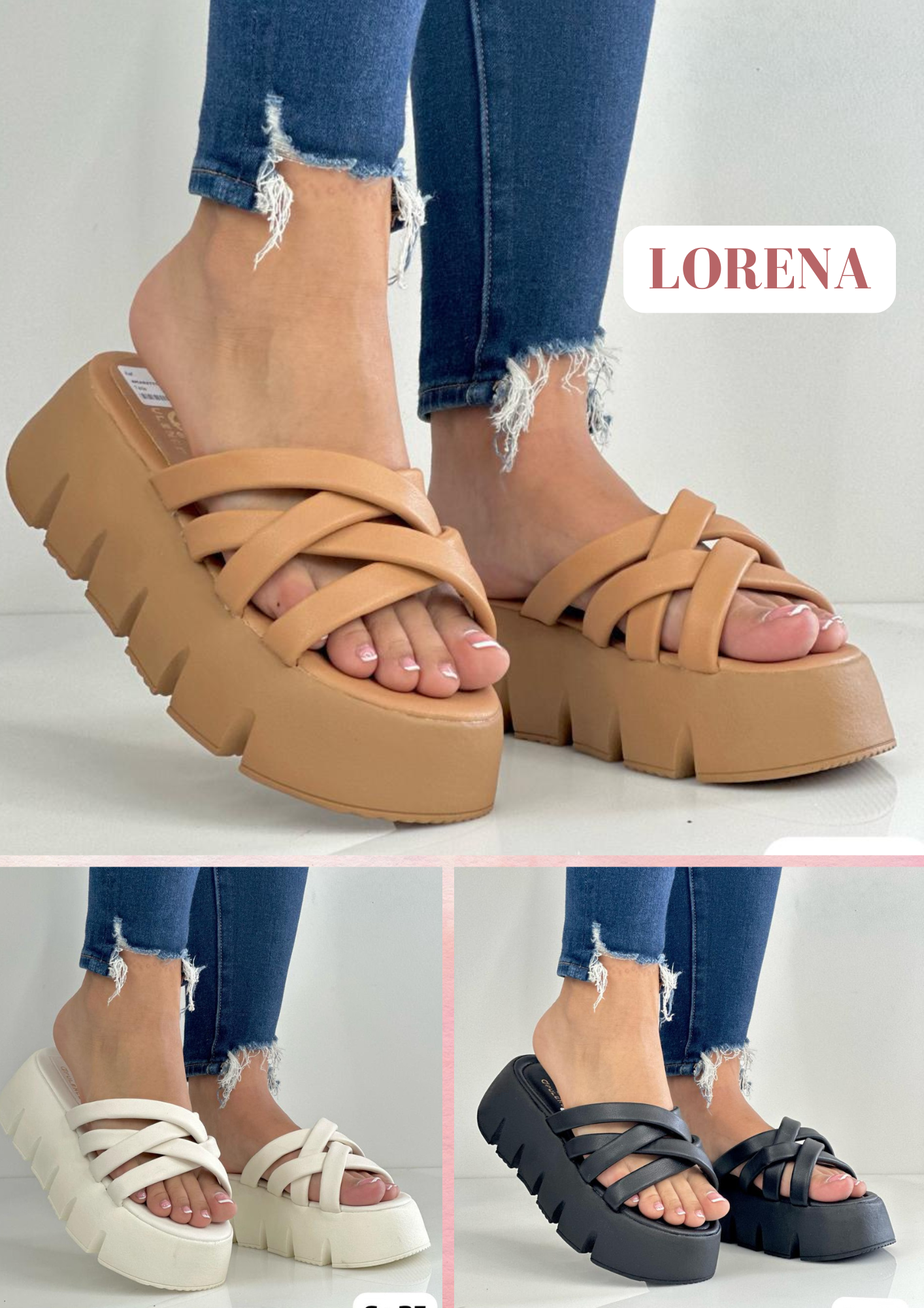 PROMO PACK DE 2 SANDALIAS LORENA