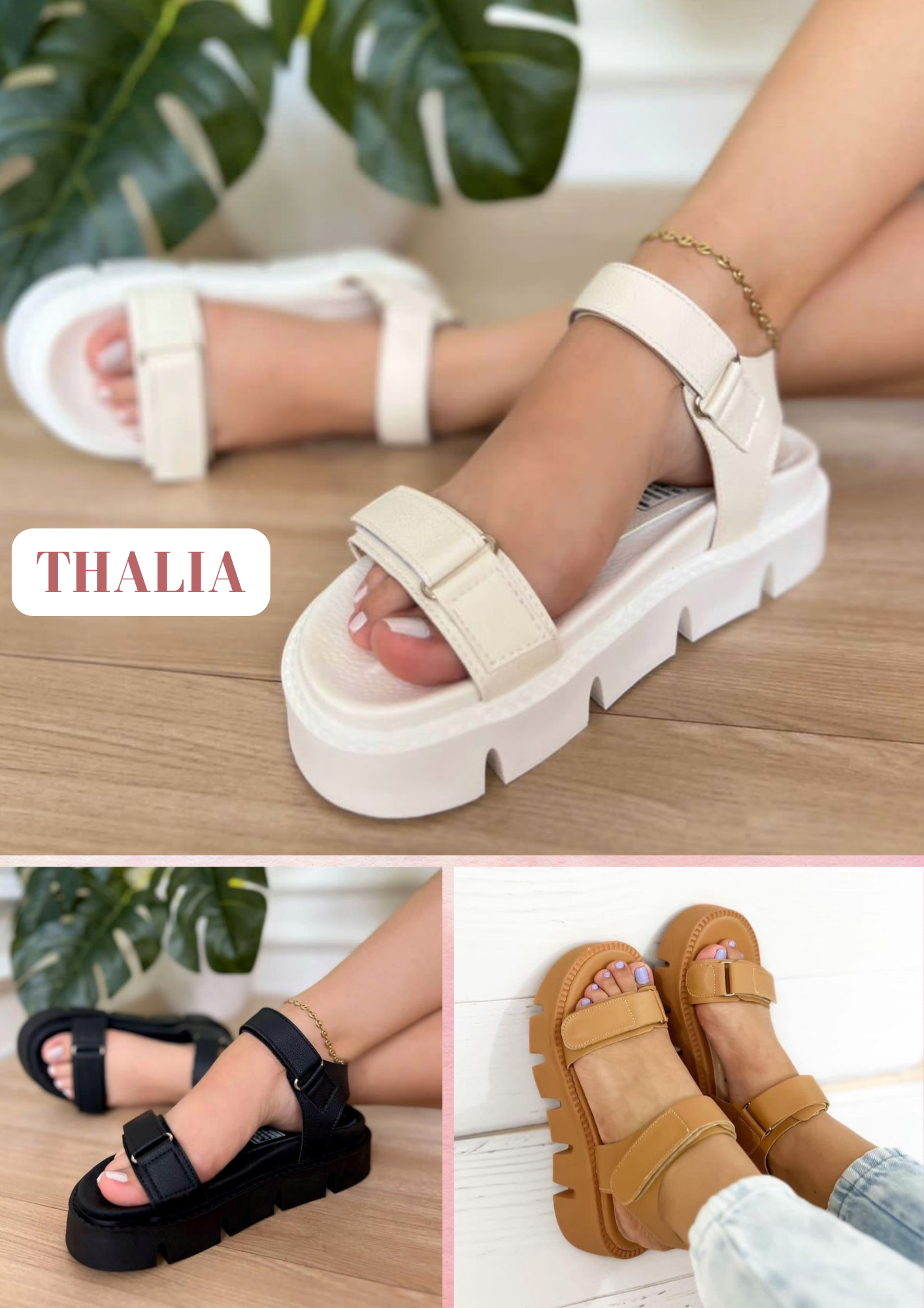 PROMO PACK DE 2 SANDALIAS THALIA