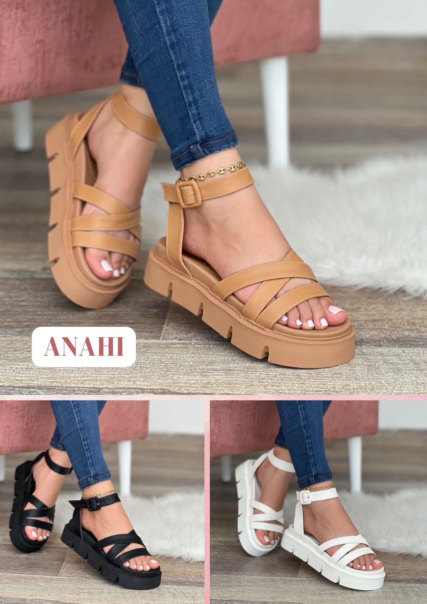 PROMO PACK DE 2 SANDALIAS ANAHI